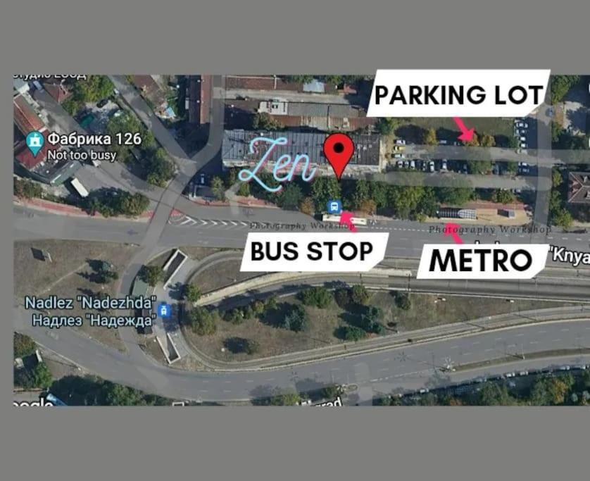 Sofia Zen - On Metro, Ultra Fast Wi-Fi Apartman Kültér fotó